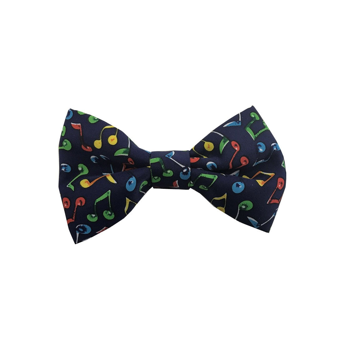 Music Quaver Notes Fancy Polyester Bow Tie image 2
