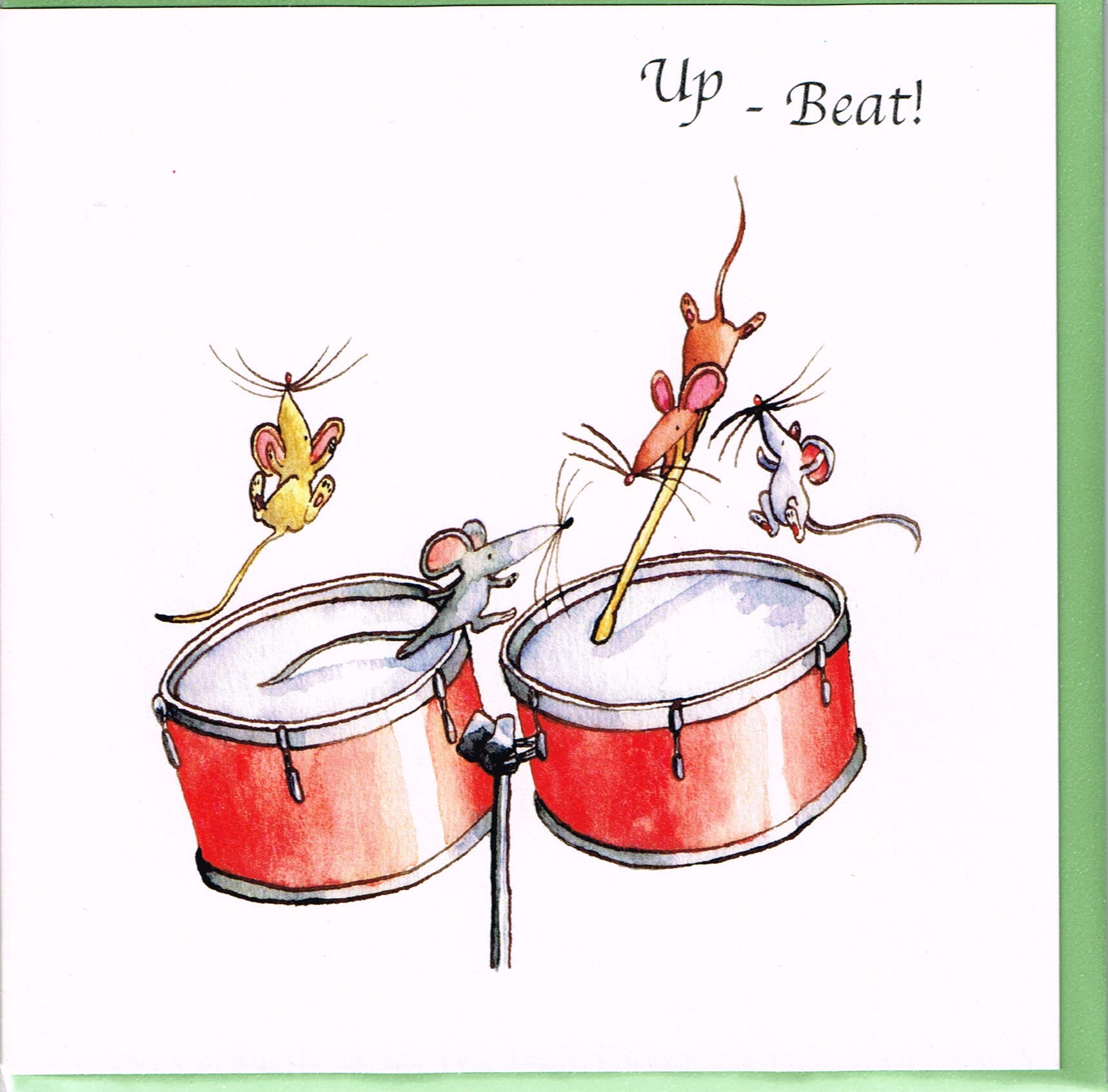 Up Beat Jill Latter designed musical mice card image 0