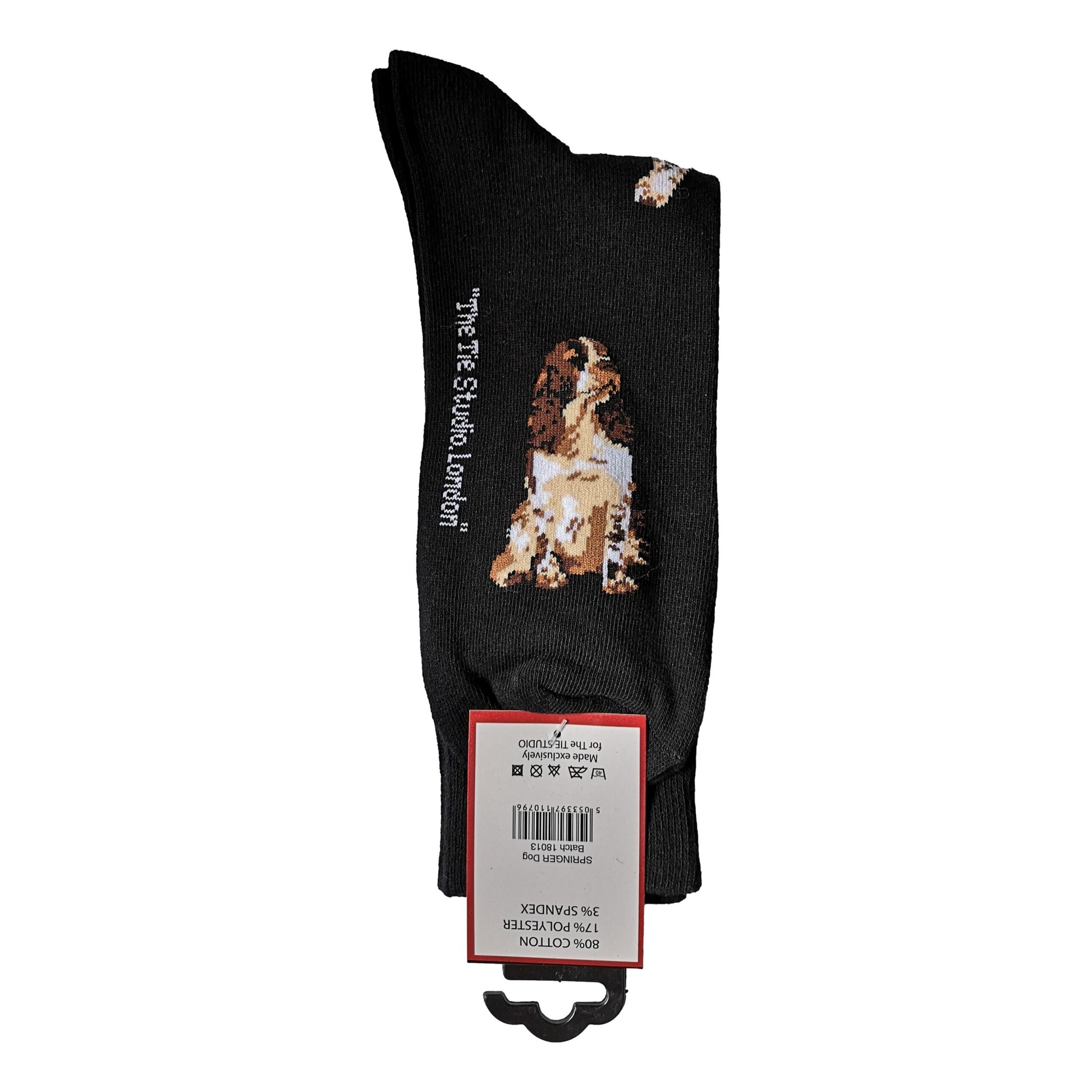 Springer Spaniel Dog Unisex Novelty Ankle Socks Size 6-11 image 1