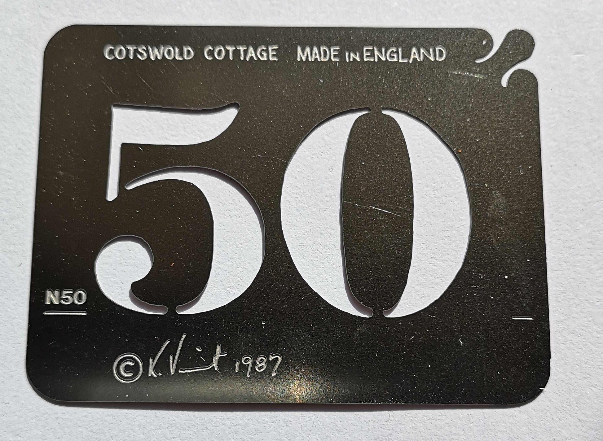 Stainless Steel Numbers Set 18-50 Cake Decorating / Card Making Stencil image 6