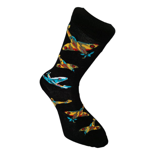 Supermarine Mark 16 Spitfire Plane Unisex Novelty Ankle Adult Size 6-11 Socks image 0