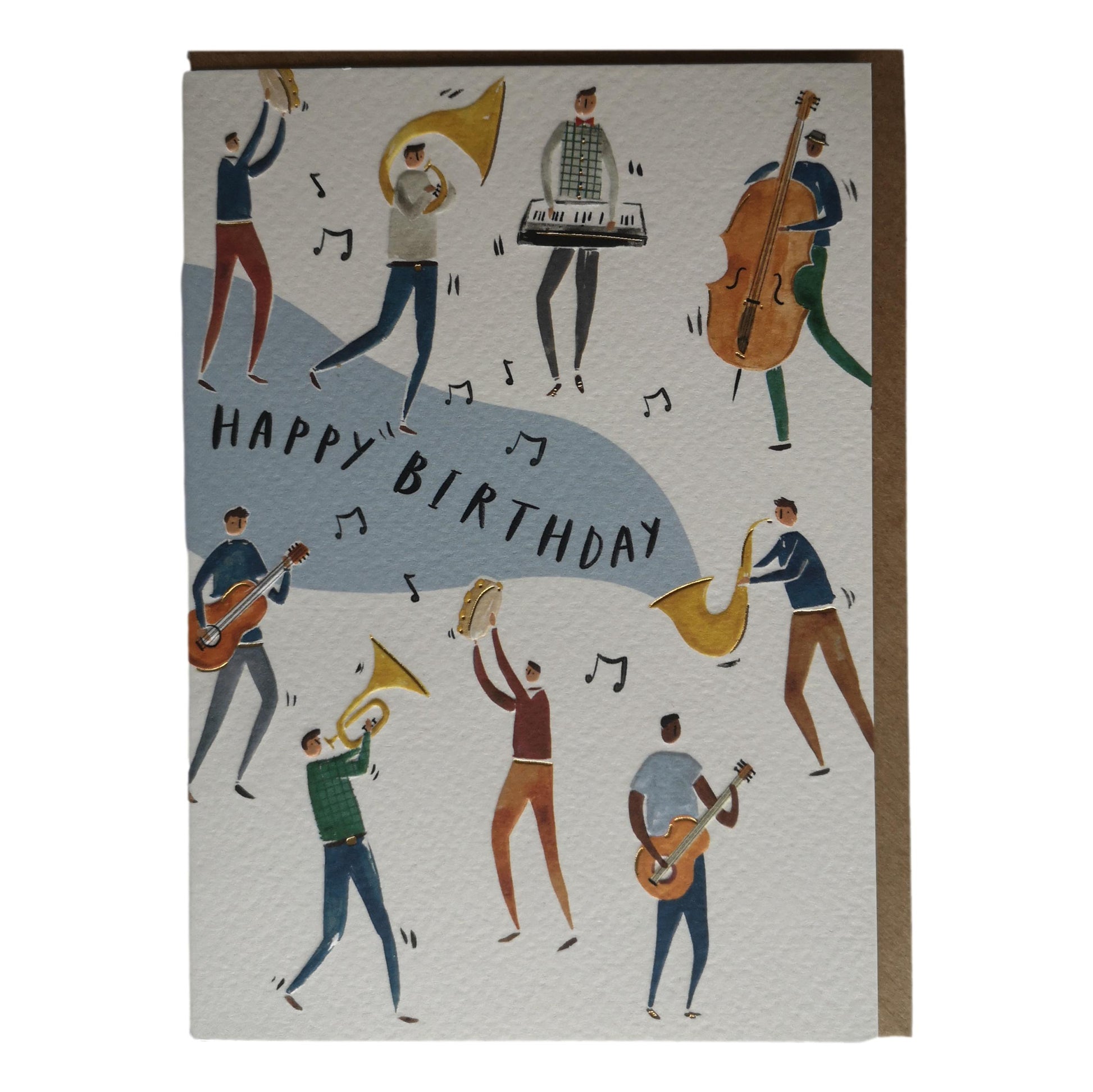 Happy Birthday Musicians Greeting Card image 0