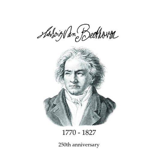 Beethoven 250th anniversary blank card image 0