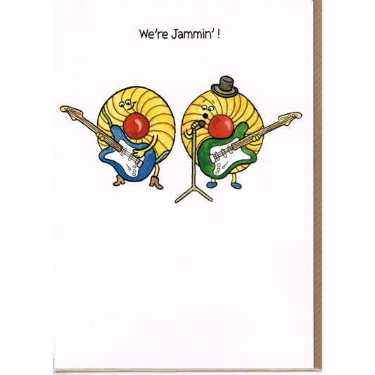 Claire Spake designed We're Jammin' card image 0