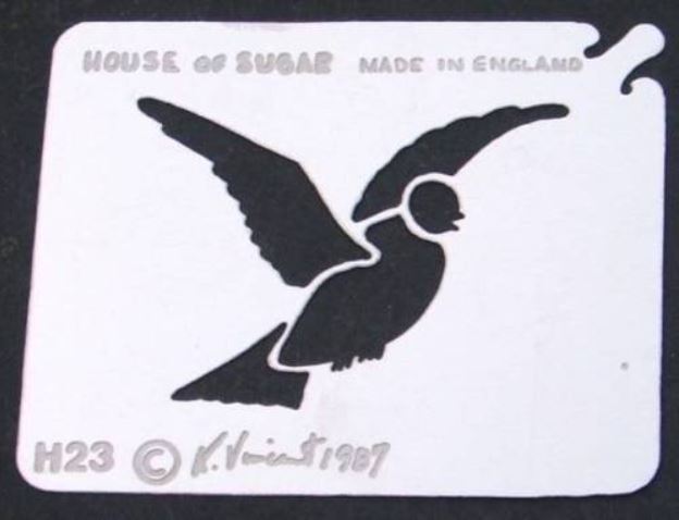 Stainless steel Dove H23 cake decorating / card making stencil image 0