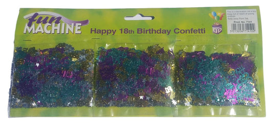 Happy 18th Birthday Confetti blister pack image 0