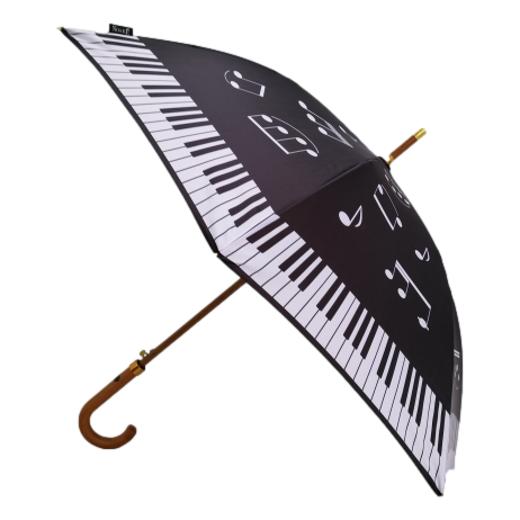 Piano Music Notes Stick Umbrella Lightweight image 5