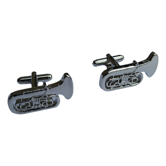 Continental Tuba silver-plated cufflinks image 0