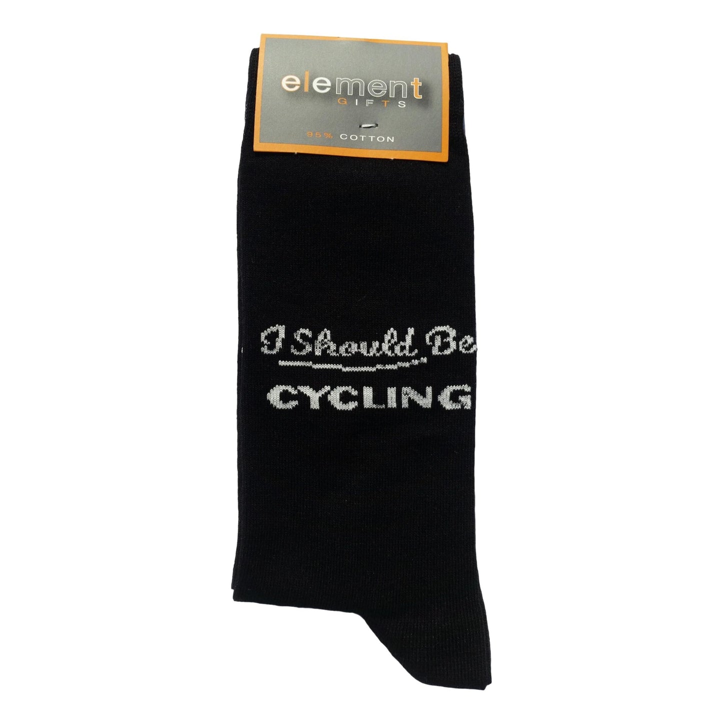 I Should Be CYCLING Cottonrich Unisex Novelty Ankle Socks Adult Size 6-11 image 0