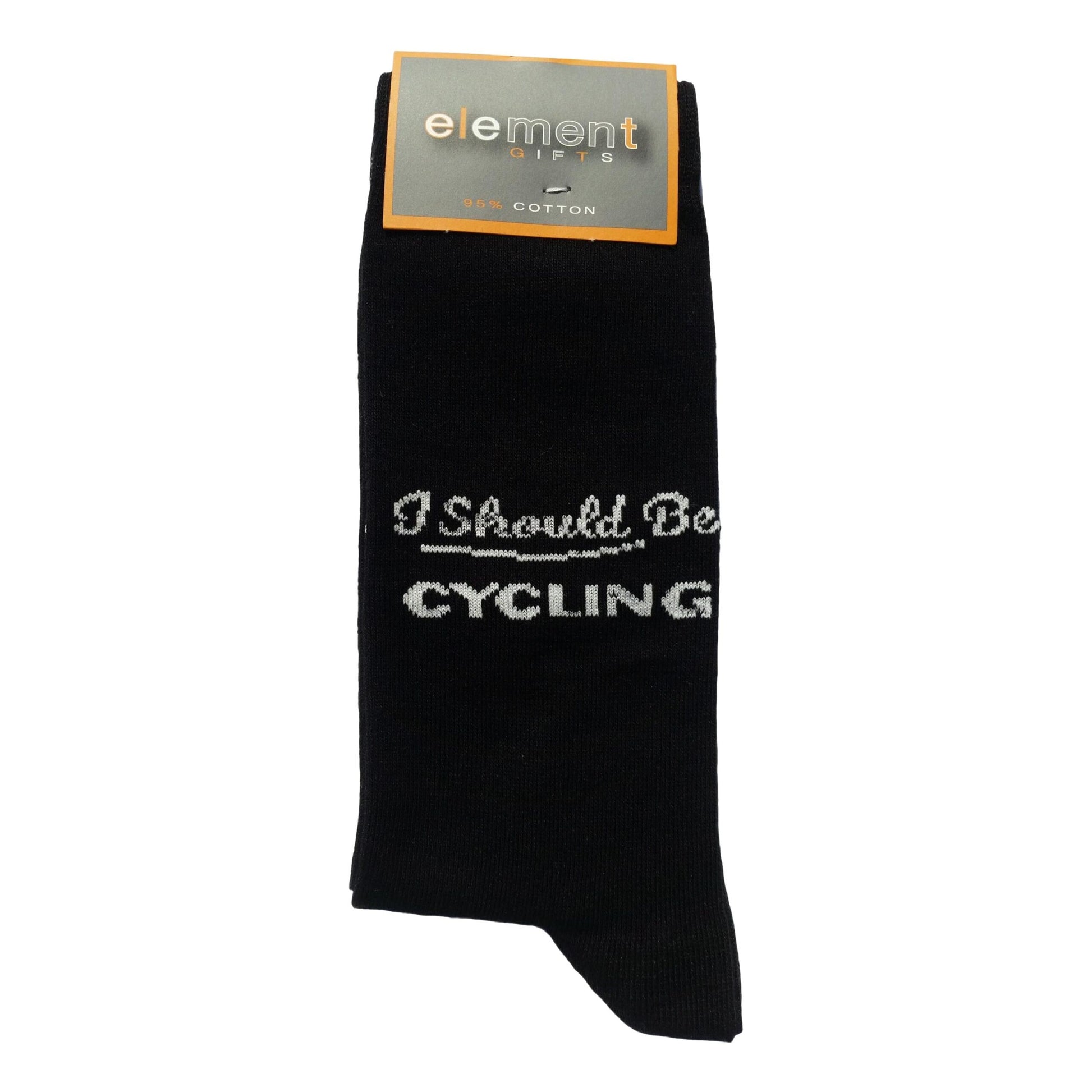 I Should Be CYCLING Cottonrich Unisex Novelty Ankle Socks Adult Size 6-11 image 0