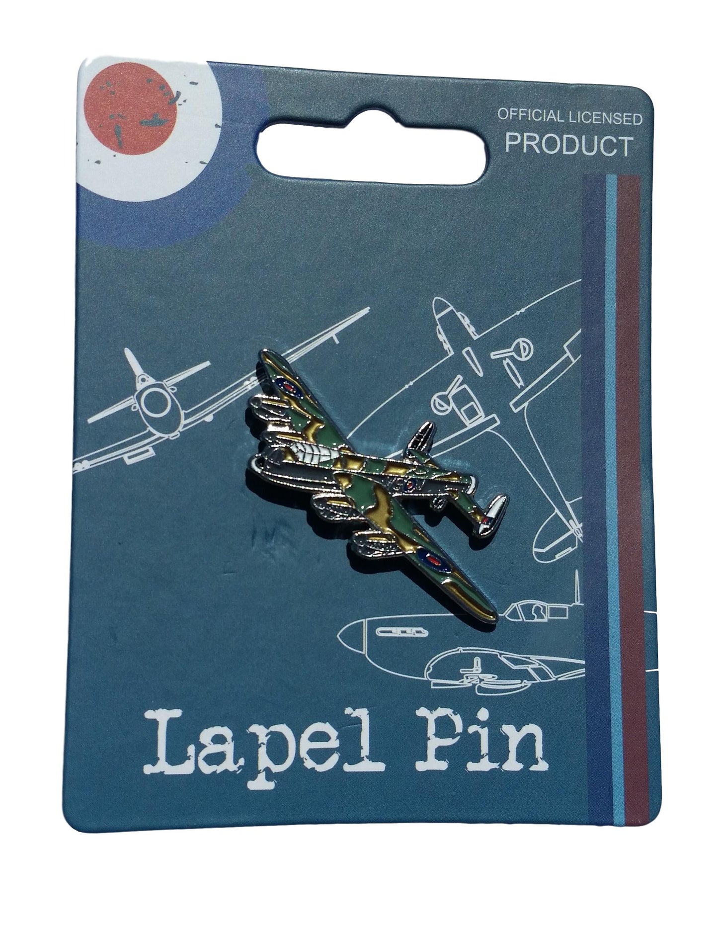 Royal Air Force Lancaster lapel pin badge image 1