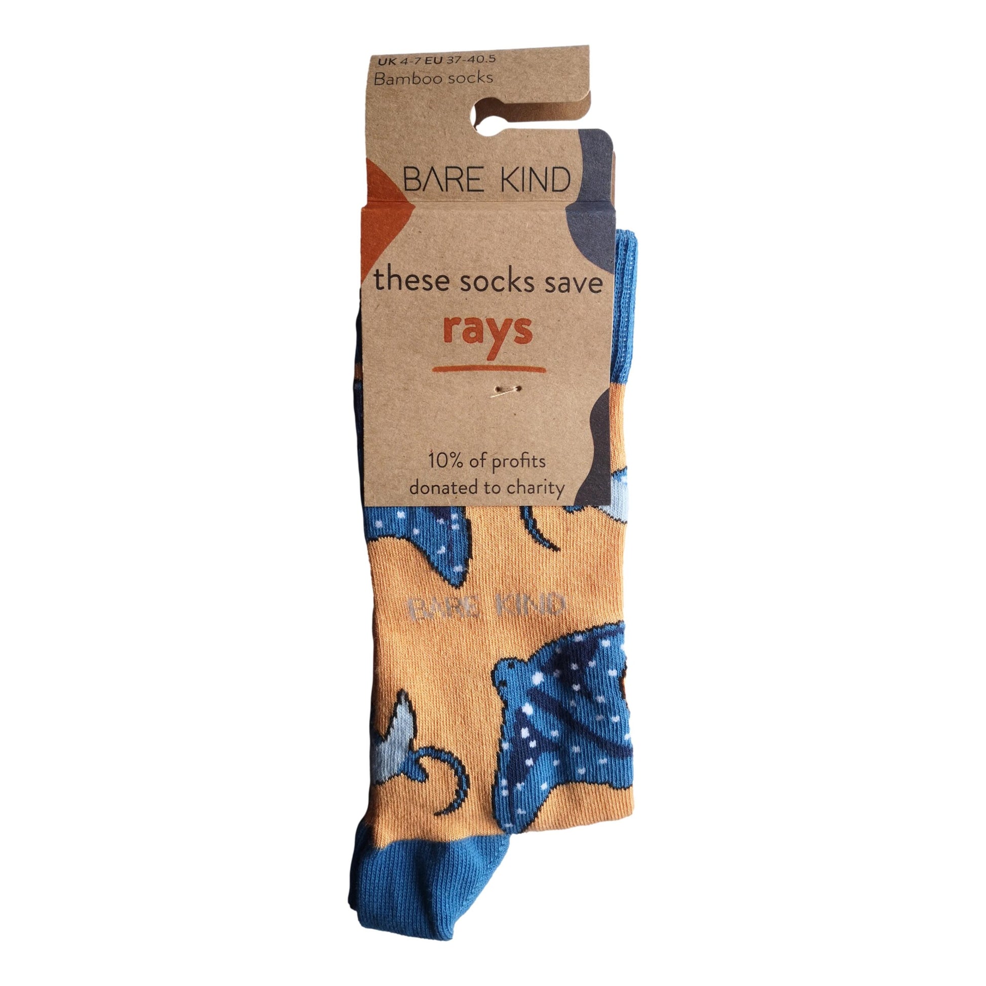 Save The Rays Pale Orange Womens Novelty Ankle Socks Adult One Size image 1