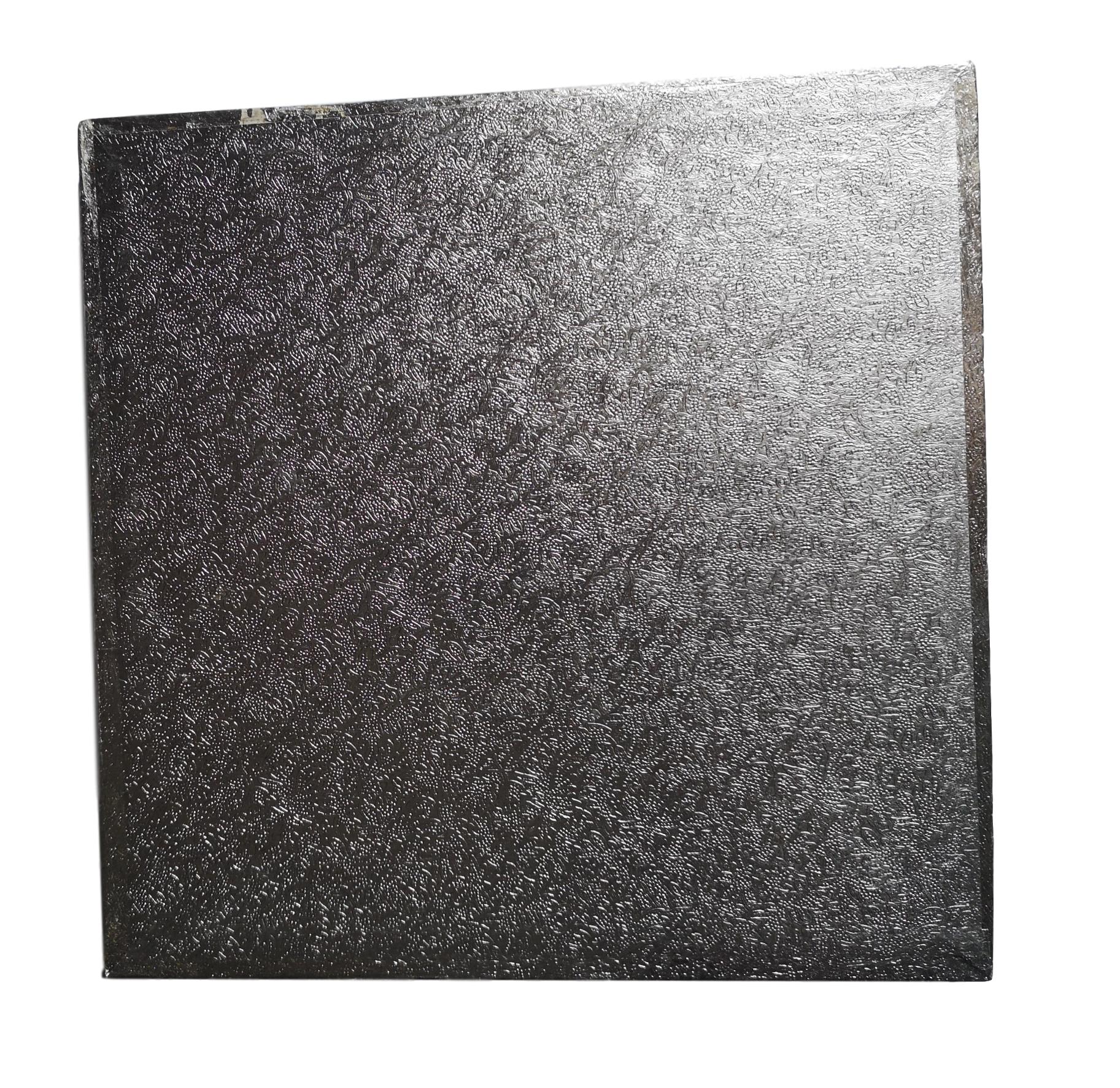 20cm Square Silver Cakeboard image 0