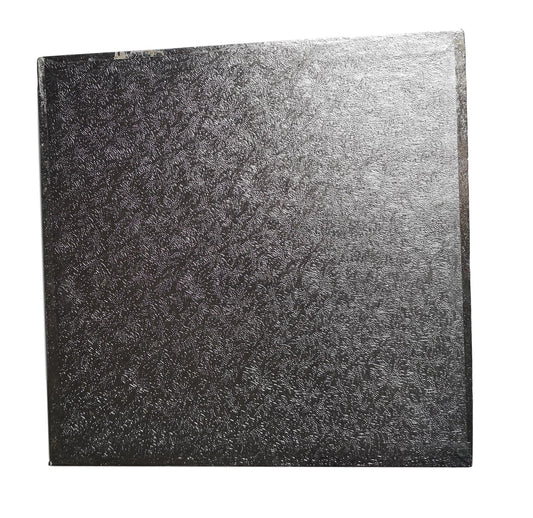 20cm Square Silver Cakeboard image 0