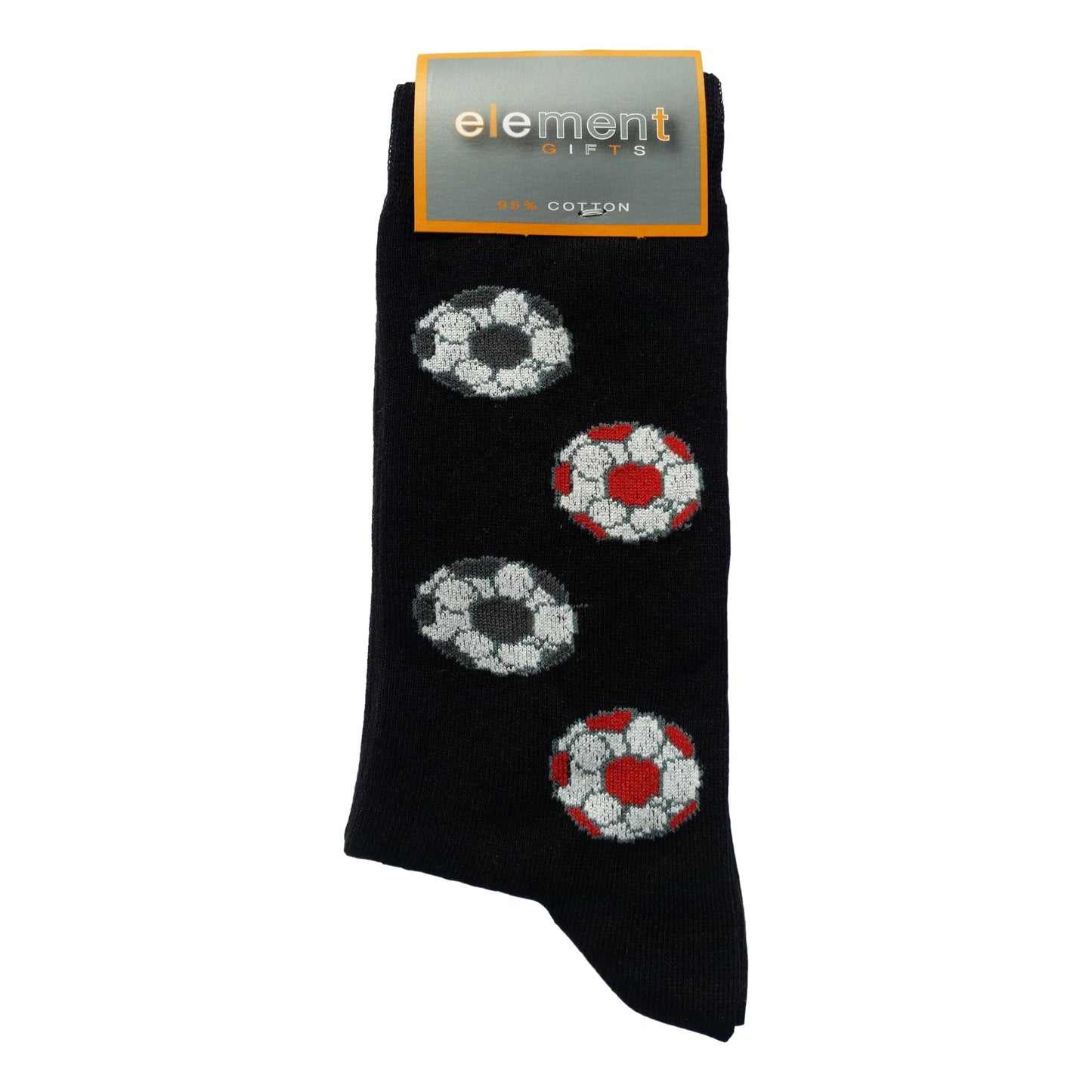 Footballs Soccer Cottonrich Unisex Novelty Ankle Socks Adult Size 6-11 image 0