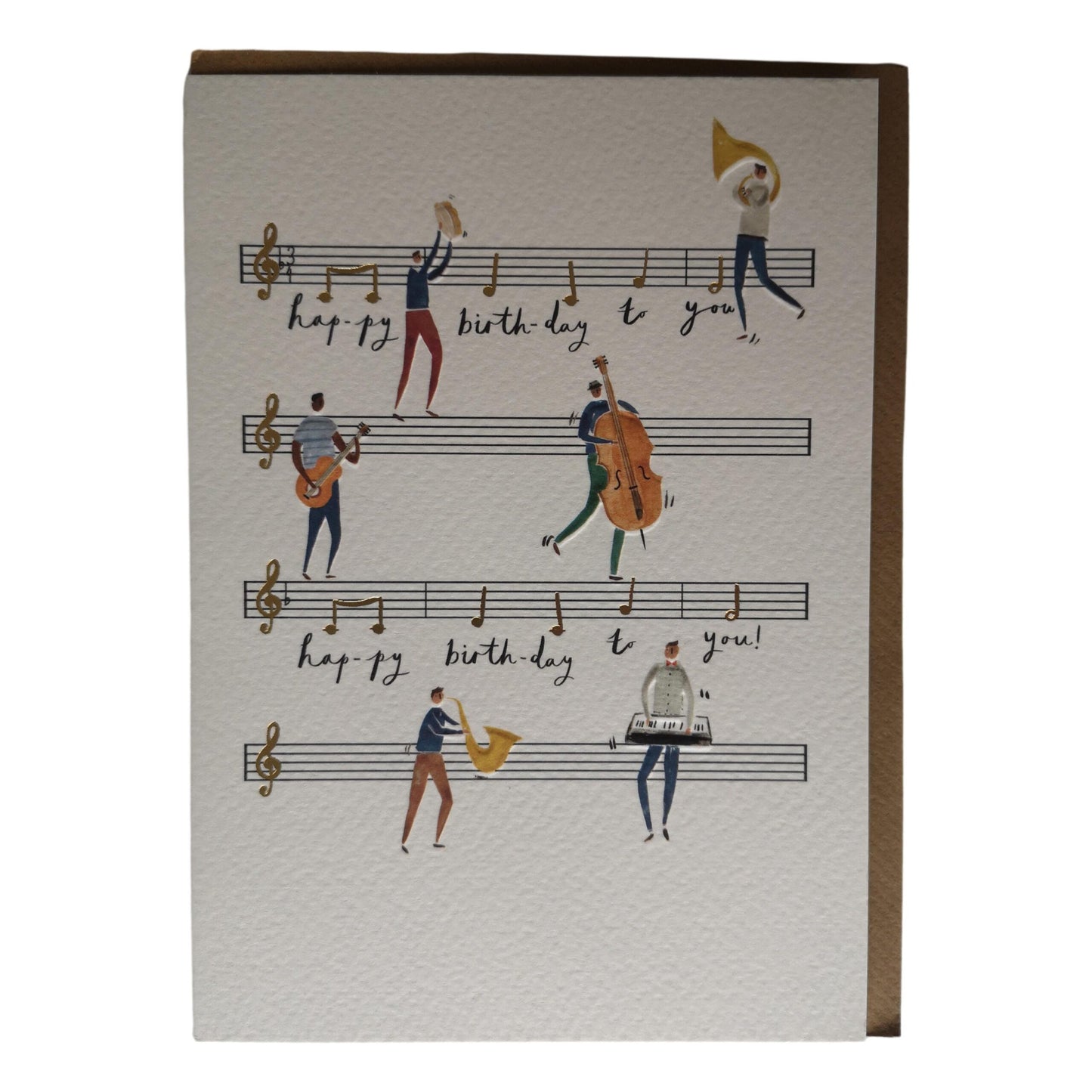 Happy Birthday To You Musicians Greeting Card image 0