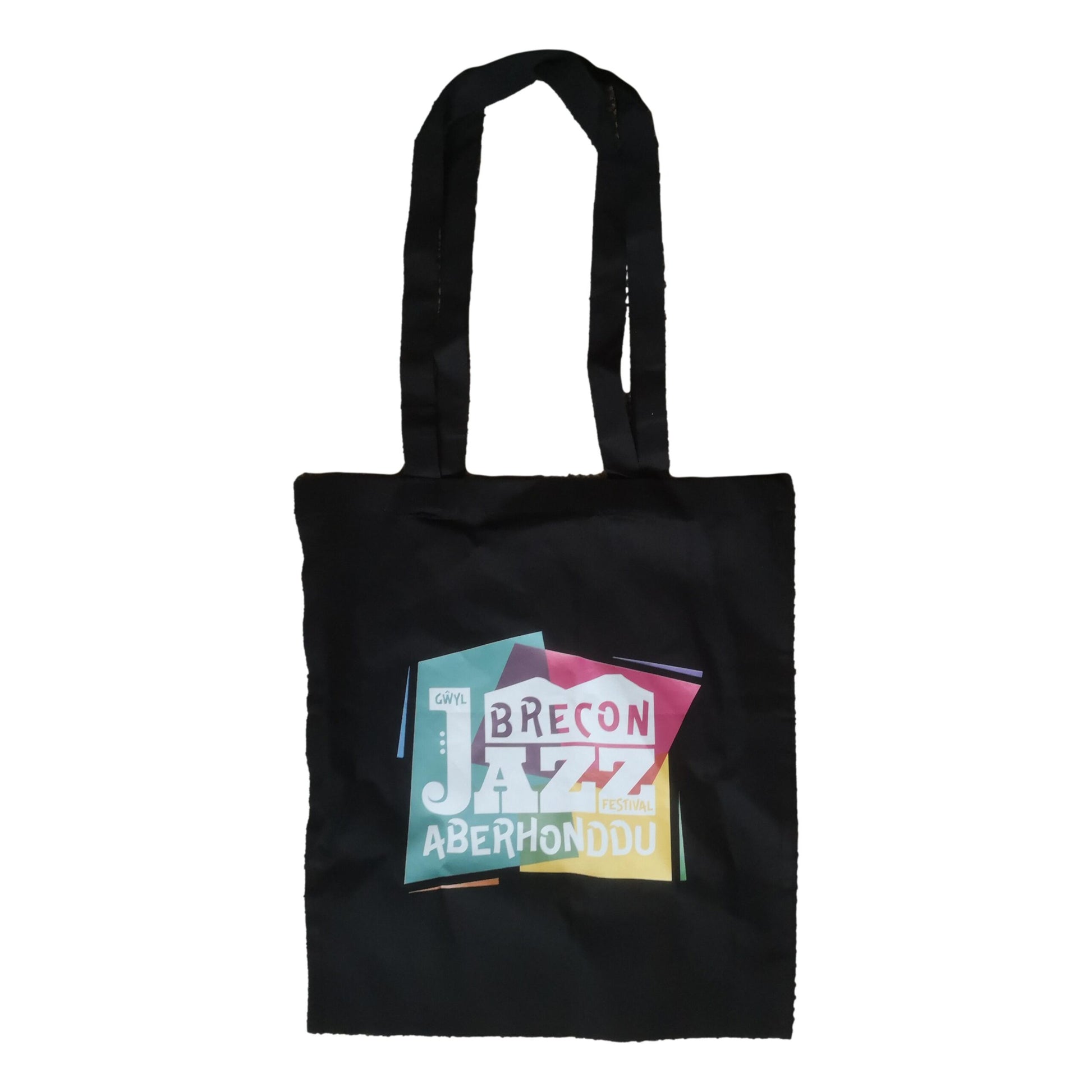 Brecon Jazz Festival Logo Black Tote Bag image 0