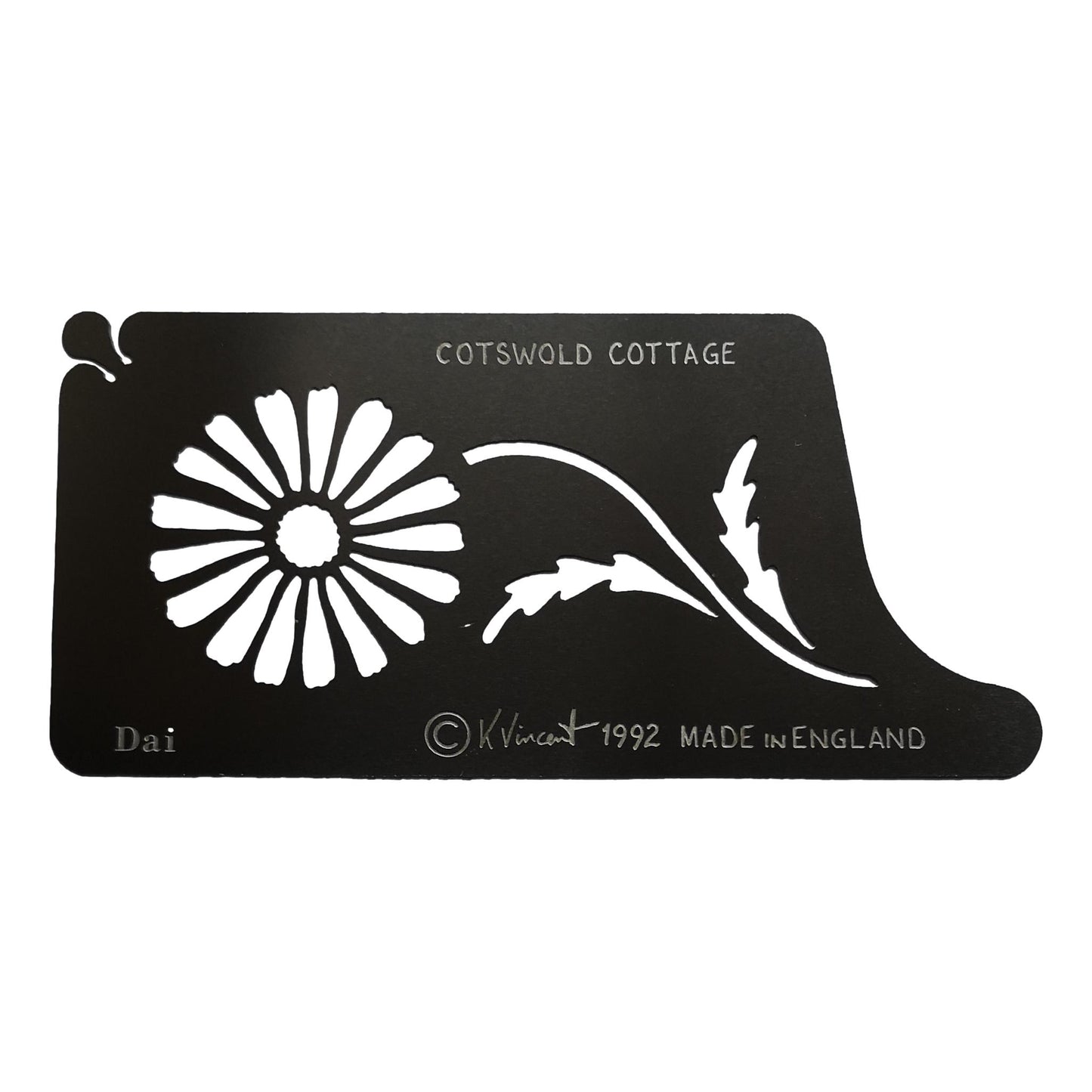 Stainless steel Dai Daisy cake decorating / card making stencil image 0
