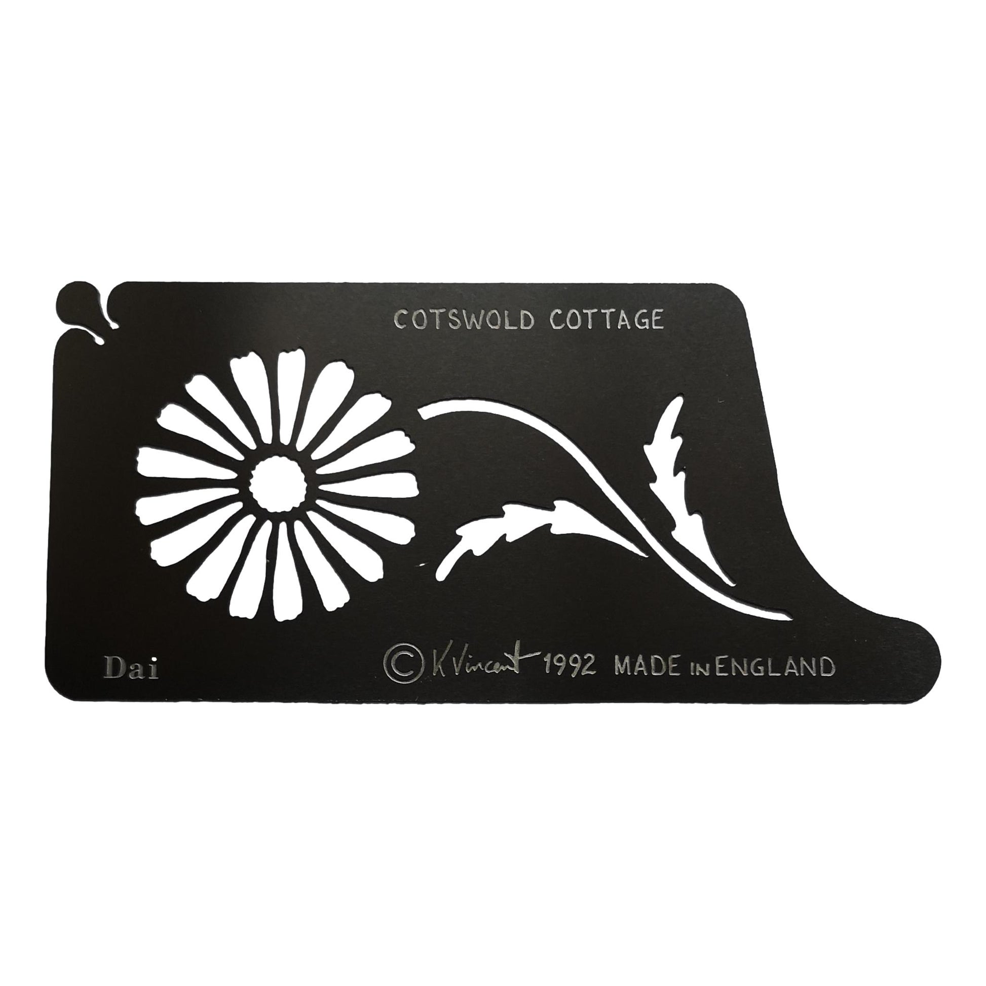 Stainless steel Dai Daisy cake decorating / card making stencil image 0