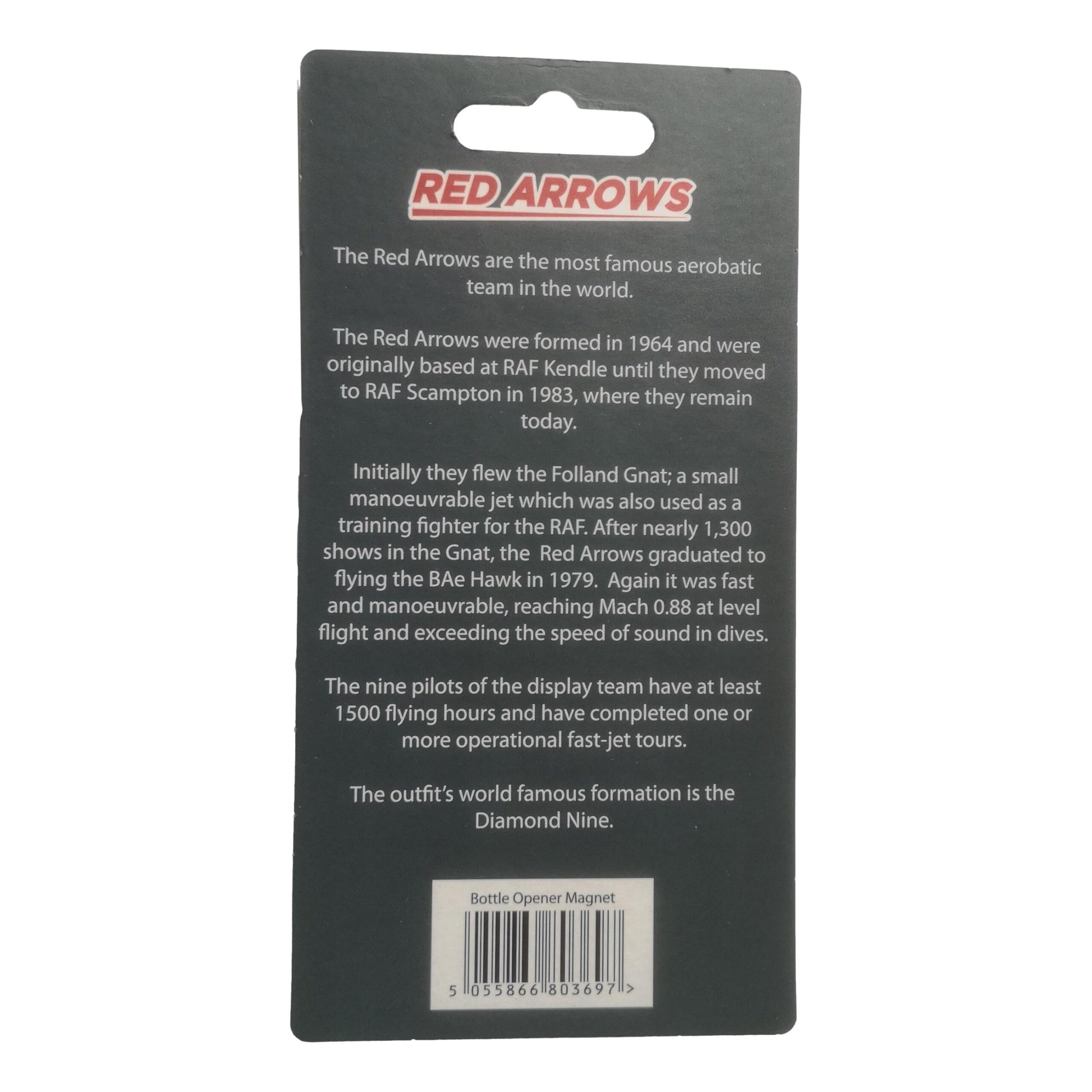 Red Arrows BAe Hawk RAF bottle opener fridge magnet image 2