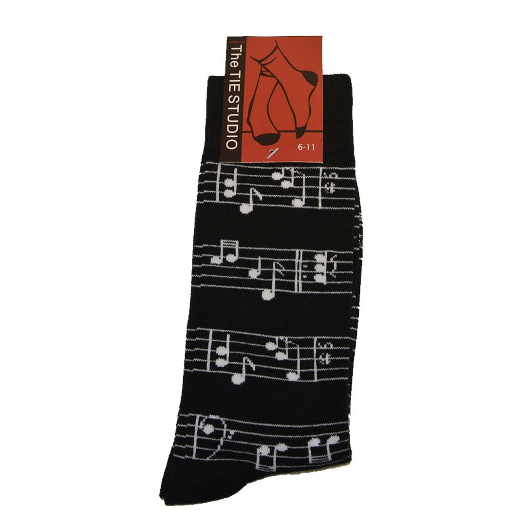 Music Manuscript Stave Unisex Novelty Ankle Socks Adult Size 6-11 image 0