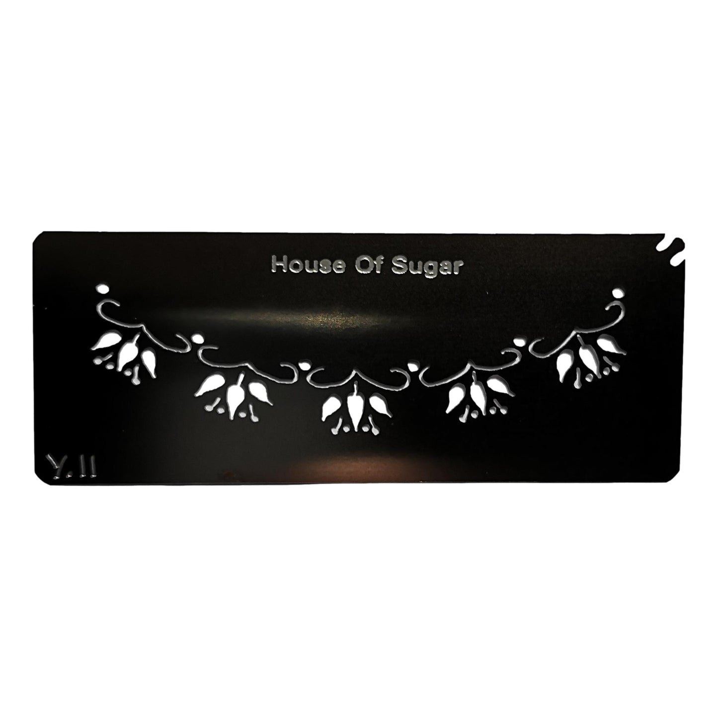 Stainless steel Y11 large Fuschias cake decorating / card making stencil image 0
