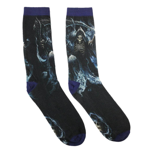 Ghost Reaper Ladies Novelty Ankle Socks Adult One Size 3-5 image 0