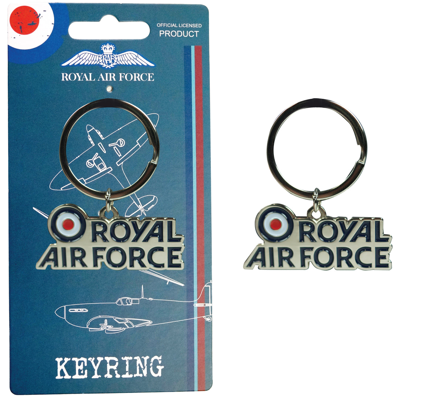 Royal Air Force Logo RAF keyring image 1