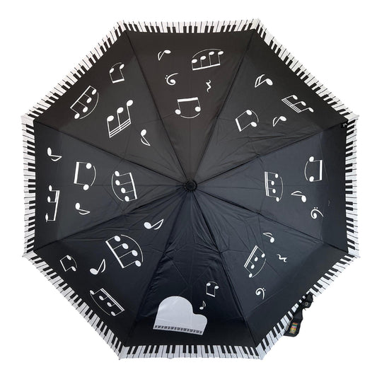 Piano Music Notes Stick Umbrella Lightweight image 0