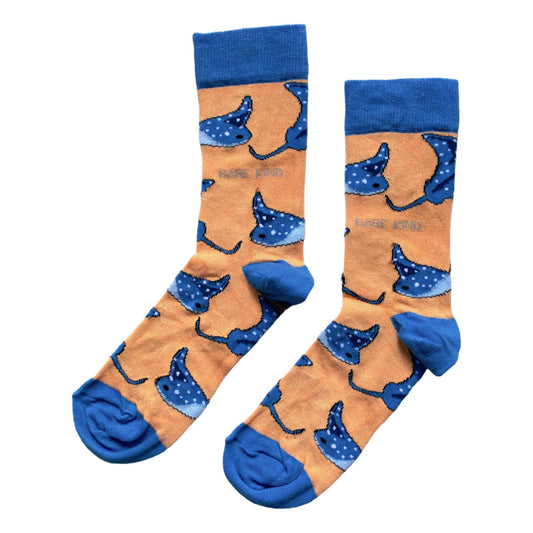Save The Rays Pale Orange Womens Novelty Ankle Socks Adult One Size image 0
