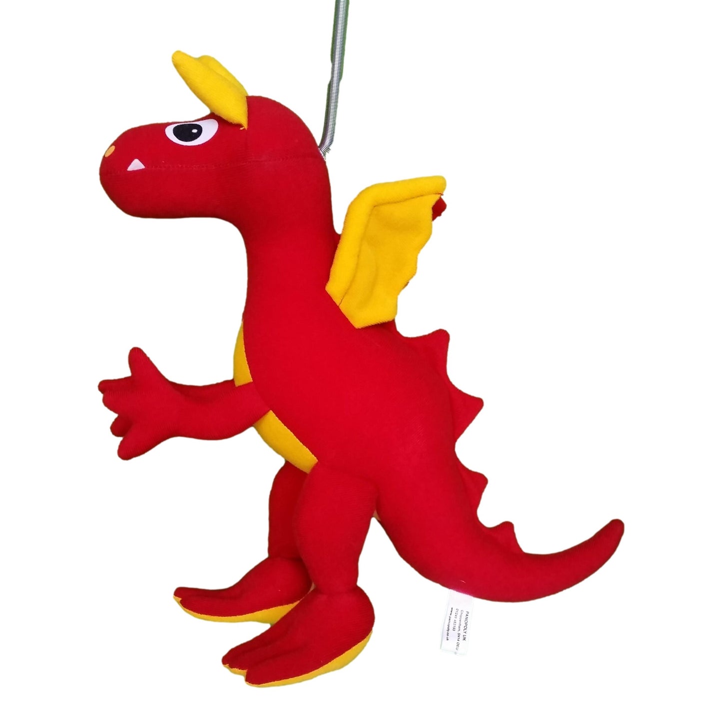 Springy Red Dragon Panopoly Animal Mobile distraction for babies young children image 0