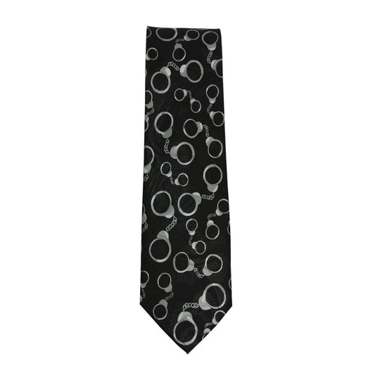 Handcuffs Sleeved 100% Polyester Classic Tie image 0