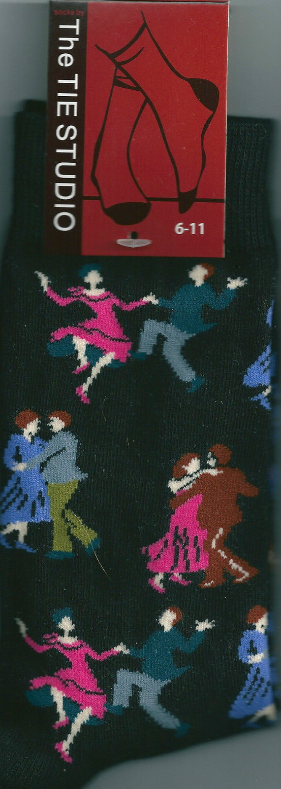 Dancing Couples Strictly Waltz Jive Salsa Unisex Novelty Ankle Socks Size 6-11 image 1