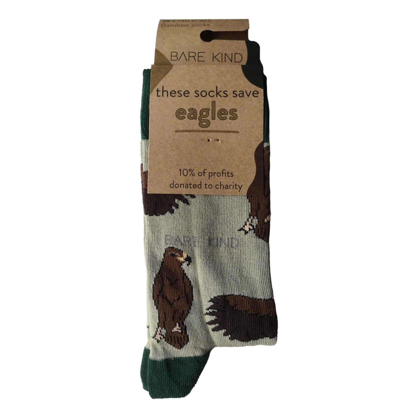 Save The Eagles Pale Green Womens Novelty Ankle Socks Adult One Size image 1